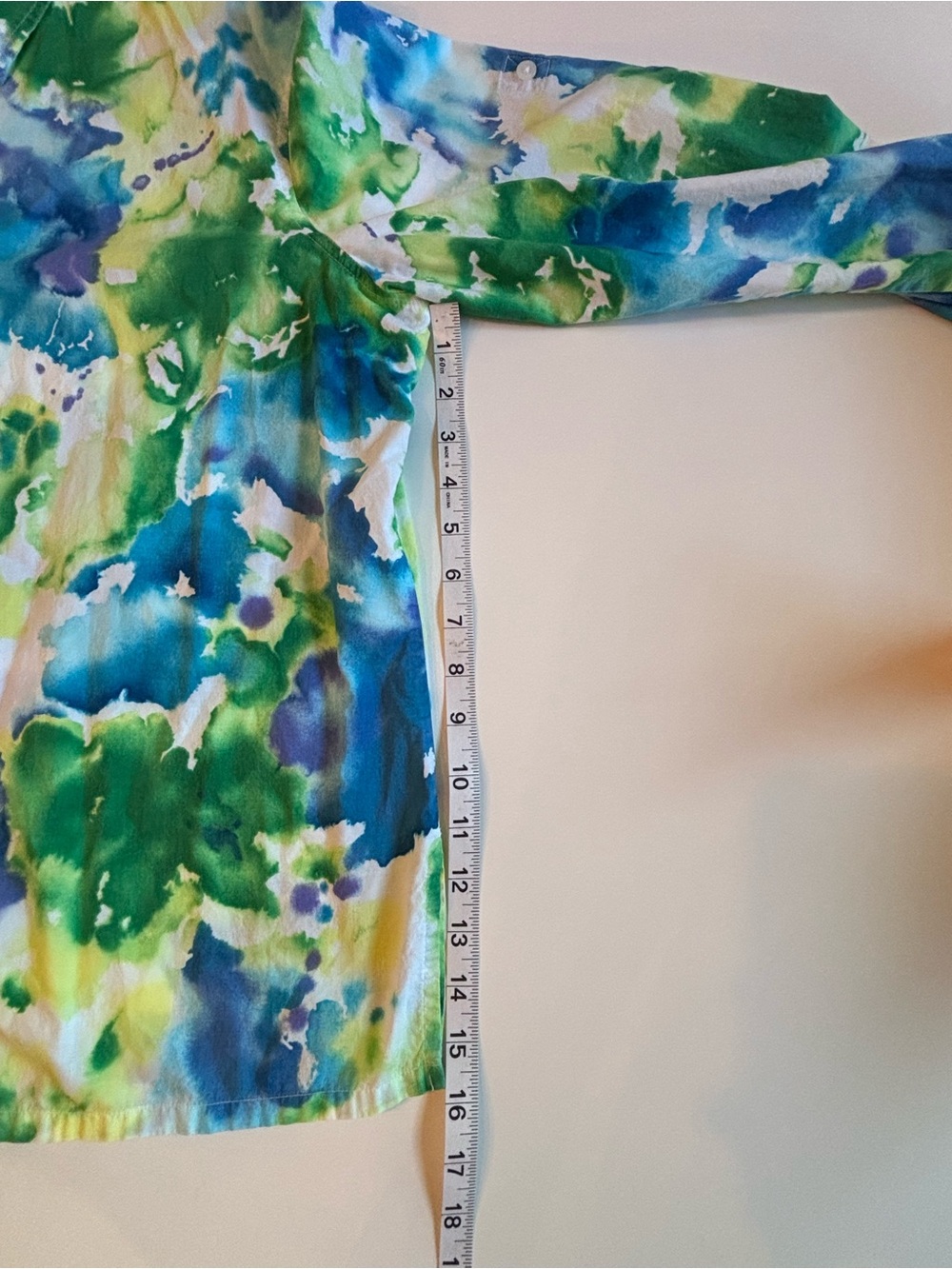 Jones New York Tie-Dye Button-Down Shirt, Women’s XL - Picture 7 of 13